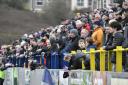An archive photo of supporters at a Whitehaven Rugby League game