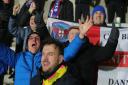 Carlisle fans relish the win at Burton