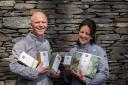 Gareth and Claire McKeever with some of their products
