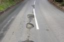 The potholes at Hawkshead Hill