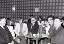 A young Freddie Starr chatting to club-goes at the Talk of the Border in Carlisle in 1970