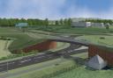 An artist's impression of the Carlisle southern link road