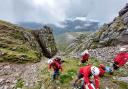Wasdale MRT members at Scafell