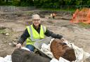 The two Roman heads were the most significant finds at Carlisle cricket club