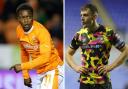 Will former Celtic starlet Karamoko le away Dembele, left, inflict more pain on United - or will Blackpool-born Sam Lavelle lead the Blues to a memorable away result?