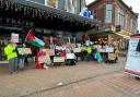 Carlisle's Palestine Solidarity Group Christmas vigil