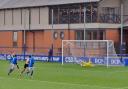 Taylor Charters' penalty put United ahead in the 66th minute
