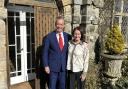 Nigel Farage with Steph Eilbeck at Moresby Hall