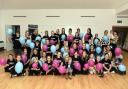 Some of the children and adults that attended the Razzamataz fundraiser to raise money to help fund a trip to London to perform in West End theatre, at Harraby Community Theatre, Carlisle, 25 September 2016  LOUISE PORTER 50085745F012.JPG