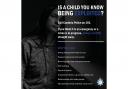 Do you know the signs if your child is being exploited?