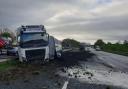 Lorry on M6 Cumbria