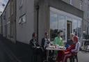 Fontaines DC outside in Grasslot Fish & Chip Shop in new video