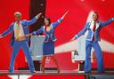 The United Kingdom's entry to the Eurovision Song Contest 2007 in Helsinki, Scooch, performed Flying The Flag (For You)