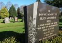 The grave of Carlisle United legend Hugh Neil, 27/10/18 JON COLMAN