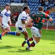 BRUTE FORCE: Fuifui Moimoi crossed for a brace of tries       Gary McKeating
