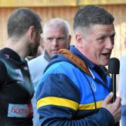 Whitehaven vs St Helens - Whitehaven head coach Jonty Gorley speaks to the TV cameras ffter the match (Ben Challis)