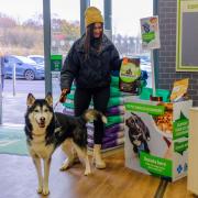 Blue Cross donation point in Pets at Home