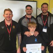 Alex Bishop, Lachlan Lanskey and Lucas Castle, have been inspiring pupils at West Cumbria Learning Centre