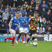 Alfie McCalmont enjoyed some of United's best chances at Fratton Park