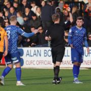 Alfie McCalmont's red card compounds Carlisle's bad day at Cambridge