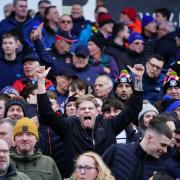 fans - Carlisle United v Bolton Wanderers,  Brunton Park, Skybet League1, Photographer Barbara Abbott, NO UNAUTHORISED USE
