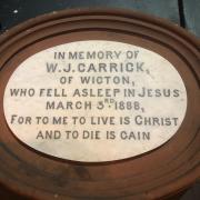Memorial plaque to W.J Carrick to be placed in Wigton theatre