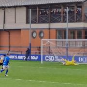 Taylor Charters' penalty put United ahead in the 66th minute