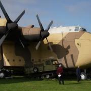 The only remaining RAF XB259 Blackburn Beverley C1 heavy transport plane