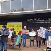 Carlisle's Palestine vigil on March 9