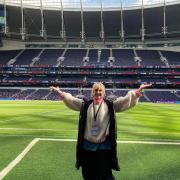 Kelly McClelland at the Tottenham Hotspur Stadium