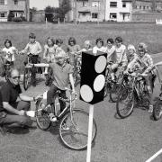 Children from Anthorn who attended Bowness on Solway School passed their cycling proficiency test in summer 1973.