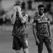 Sam Lavelle's expression after December's defeat at Blackpool sums up the campaign