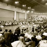 A ballroom dancing competition in Carlisle's Market Hall in 1969