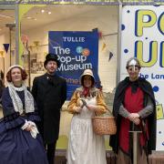 Mr and Mrs George Dixon, Mary Anning, and a medieval man were visitors