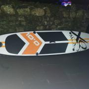 Recovered paddleboard, found in the middle of Derwentwater