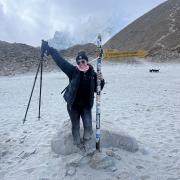 Abbie Wilson at Everest Base Camp