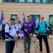 Andy Airey  Tim Owen and Mike Palmer of the 3 Dads Walking