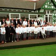 Bowlers from Subscription Bowling Club in Carlisle who opened their new season in 2003