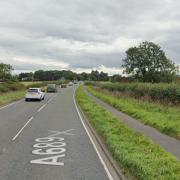 Part of A689 near Carlisle blocked following crash