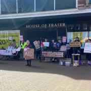 Carlisle's pro-Palestine vigil on April 20