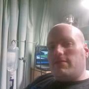Stephen in hospital for chemotherapy treatment
