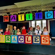Children rehearsing for Matilda the musical