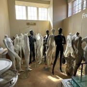A room full of mannequins, all up for grabs in the auction