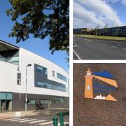 Concerns have been raised over the number of secondary school places amid plans for a number of new housing developments in Whitehaven. Pictured: West Lakes Academy, St Benedict's Catholic High School and the Whitehaven Academy.