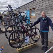 Watchtree Wheelers and the donated bikes