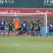 United concede the first goal at Barrow (photo: Barbara Abbott)
