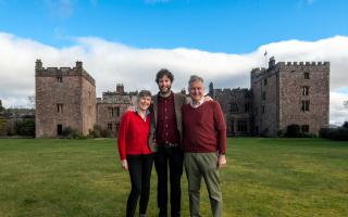 The Frost-Pennington family at Muncaster Castle