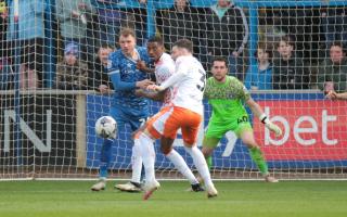 All eyes on the ball as Carlisle try to keep Blackpool at bay