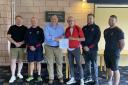 Peter Delaney meeting members of Carlisle's Creighton RUFC