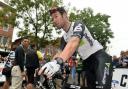 A brush with the stars as legend Mark Cavendish sets off in Carlisle.